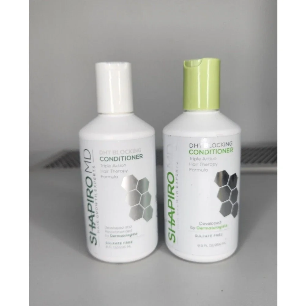 SHAPIRO MD DHT Blocking Conditioner Thin Hair Growth Therapy 8oz New Lot of 2